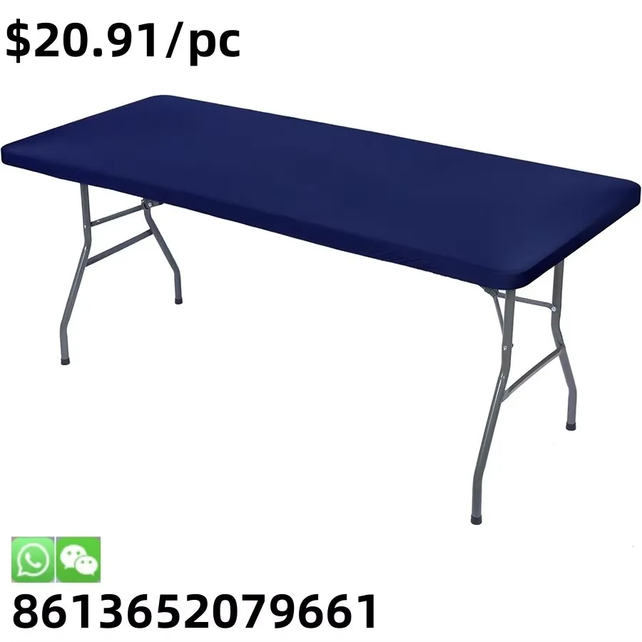 Customized Design Factory  Foldable Lower Price Metal Frame Folding Table