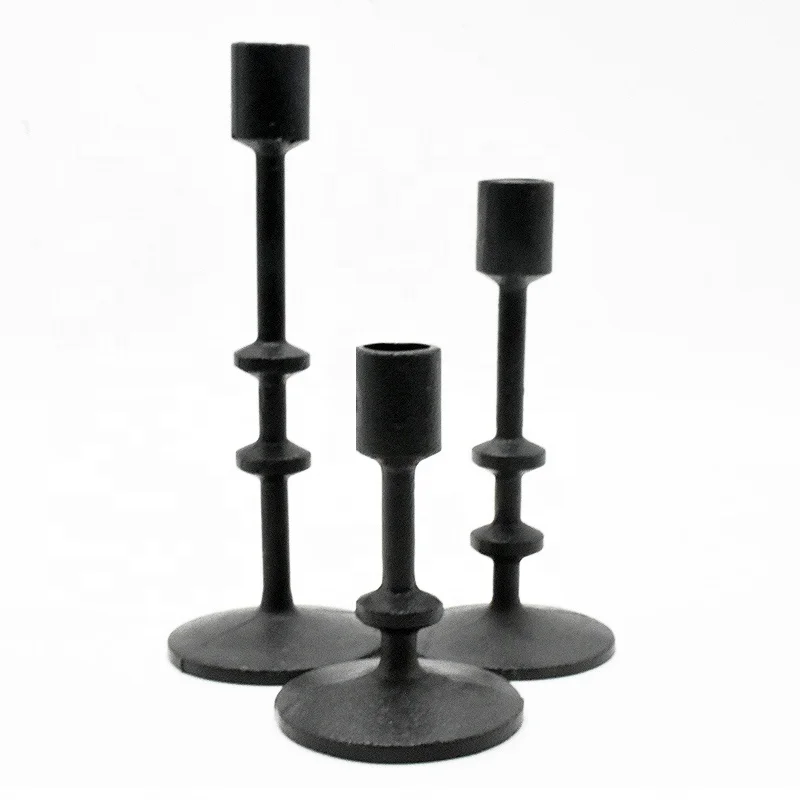 Alibaba.com: Luckywind Customized Cast Iron Taper Candle Holder ...
