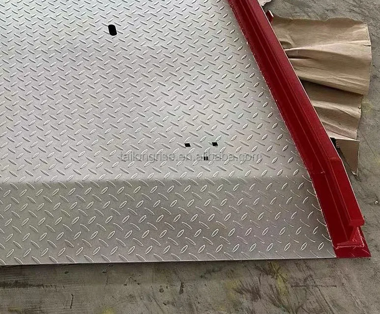 Warehouse Steel Dock Plate With Steel Curb/loading Equipment Steel Dock