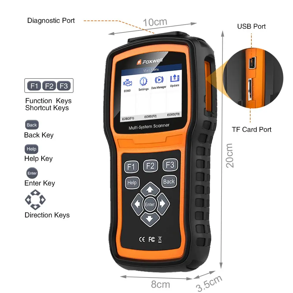 Foxwell NT530診断スキャナー,ポルシェ.アストンマーチン.フィアット Looking to buy a Foxwell NT530 Fiat, Alfa Romeo and Lancia? Order