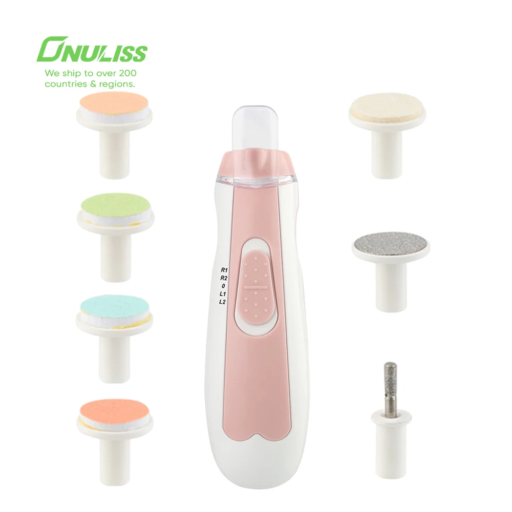 Машинка для стрижки ногтей для новорожденных малышей, электрическая безопасная машинка для полировки, детская пилка для ногтей, детский триммер для ногтей