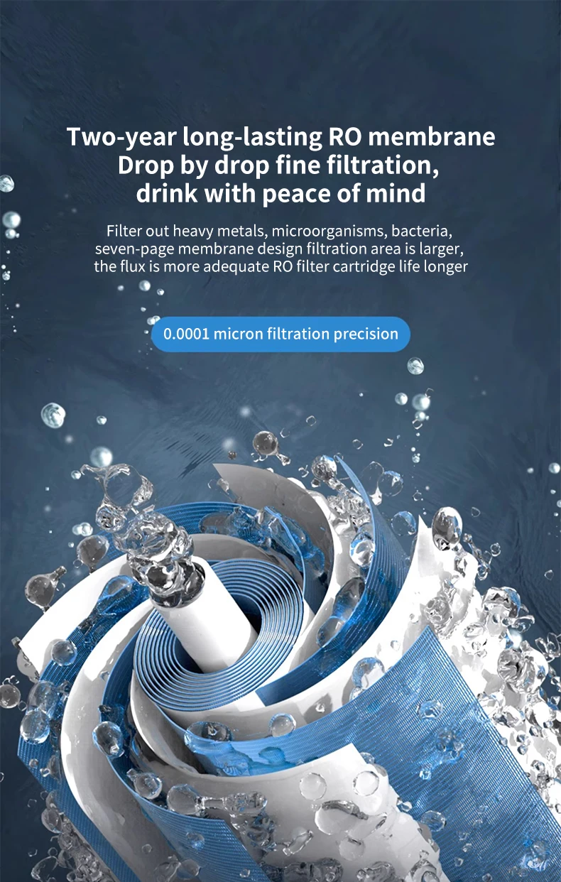 OEM/ODM 600G 800G 3-stage Home Use RO Water Purifier for Mothers and Babies