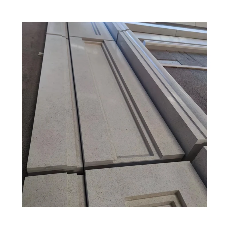 Moleanos Gf/Sp Beige Limestone Natural Polished Exterior Wall Cladding Slabs Marble Countertop for Hotel Application