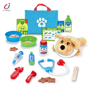 Chengji Educational Toy Kids Pretend Play Animal Veterinarian Pet Vet Toy Set Medical Doctor Kit for Kids Toy