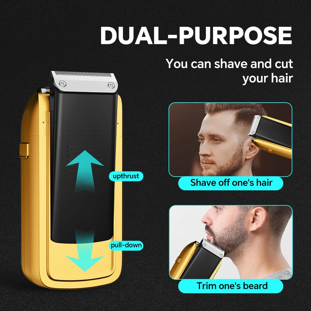 Intelligent Digital Shaving Device for Household Use High-Power Reciprocating Electric Shaver for Whiteness on Bald Heads Beards supplier
