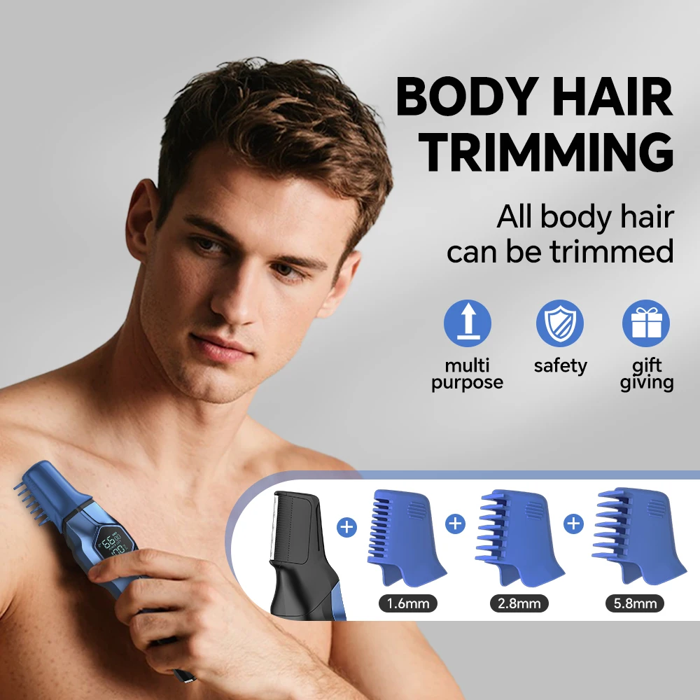 Professional Electric Hair Trimmer Set for Household Designed with Stainless Steel Blades for Barbershop Hotels Outdoor & RV Use details