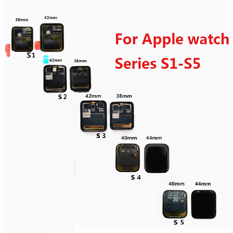Wholesale Apple Watch Series 1タッチスクリーン交換用デジタイザーiWatch Series23 GPS/LTE  38mm 42mm LCDディスプレイ用のオリジナルLCD From
