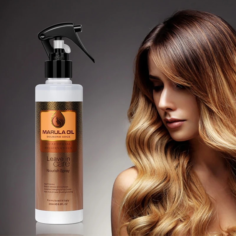 Marula Oil Hot Selling Reconstructs Rebuilds Hair Spray Leave in Hair Treatment