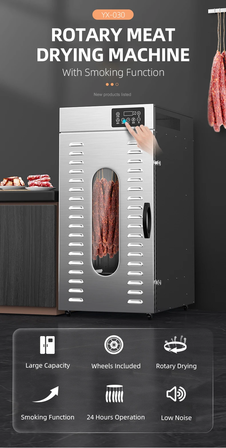 Large Capacity Rotary Commercial Sausage Biltong Preserved Food
