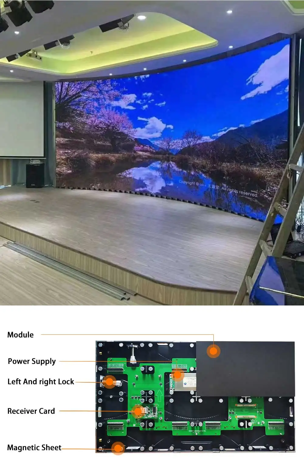 Led Display Screen Indoor P2 Module 32 * 16 Advertising Tv Wall Advertising Full Color Outdoor