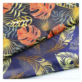 High Quality 100 Viscose Woven Lining Digital Printing Customized Design LOGO Rayon Printed Suit liner