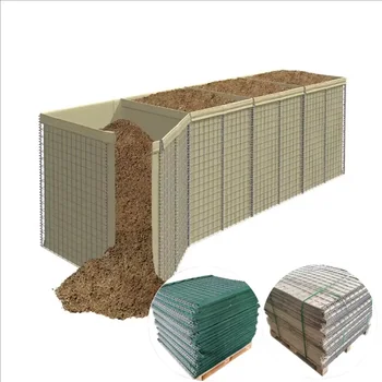 Explosion proof cage defense metal net cage Hesco explosion-proof retaining wall safety defense fortress sand wall barrier