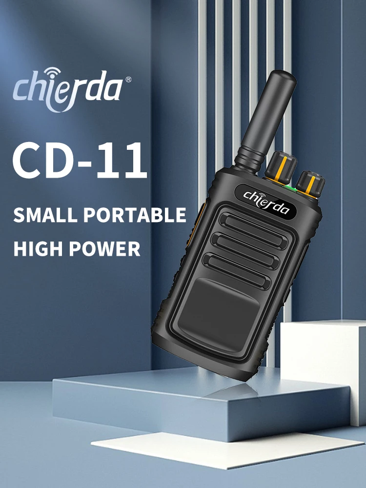 Chierda High Power 5w CD11 Long Range 7km Radio Two Antennas Optional Walkie Talkies with CE