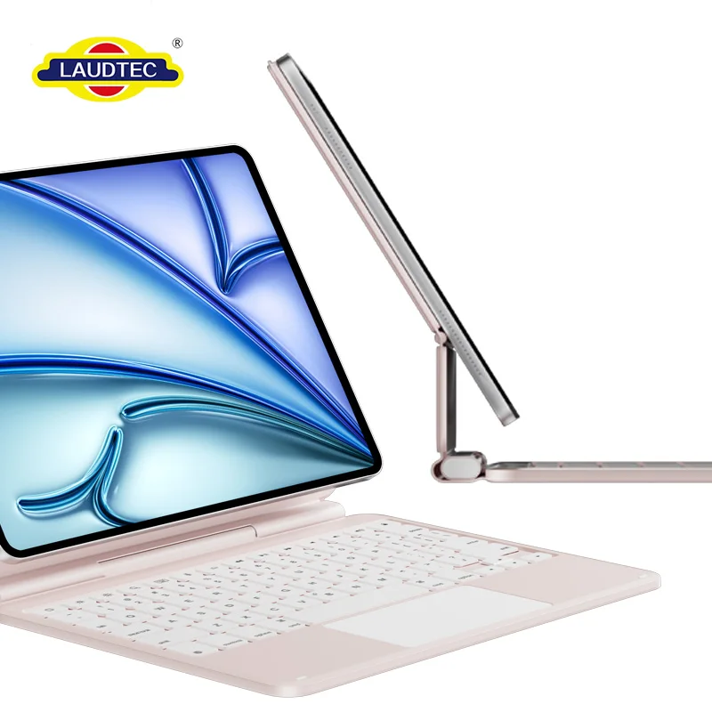 Teclado mágico inalámbrico Laudtec con diseño magnético para iPad Air de 13