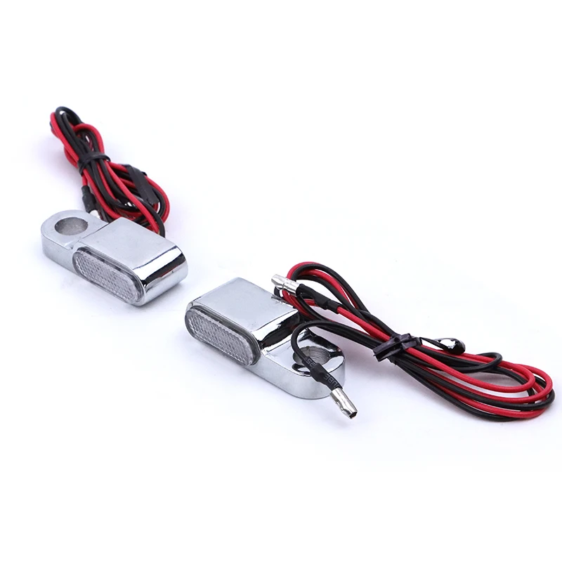 Racepro Motorcycle 3 LED Handle Bar Turn Signal Wholesale Motorcycle Universal  Handle  Bar Mount Turn signal for Harley