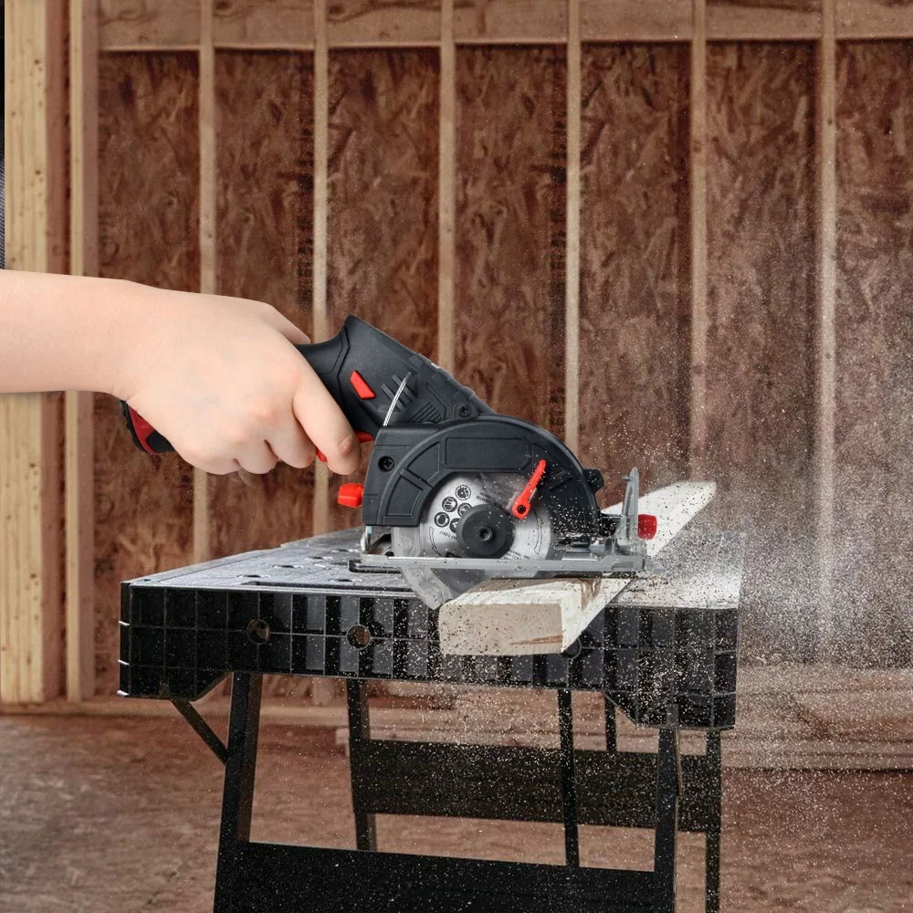 Battery Powered Hand Held Circular Saw Cordless VERTAK Electric