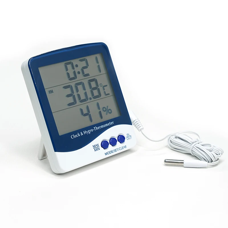 Ainiv Higrometro Digital Termometro, 1 Piezas Mini Termómetro