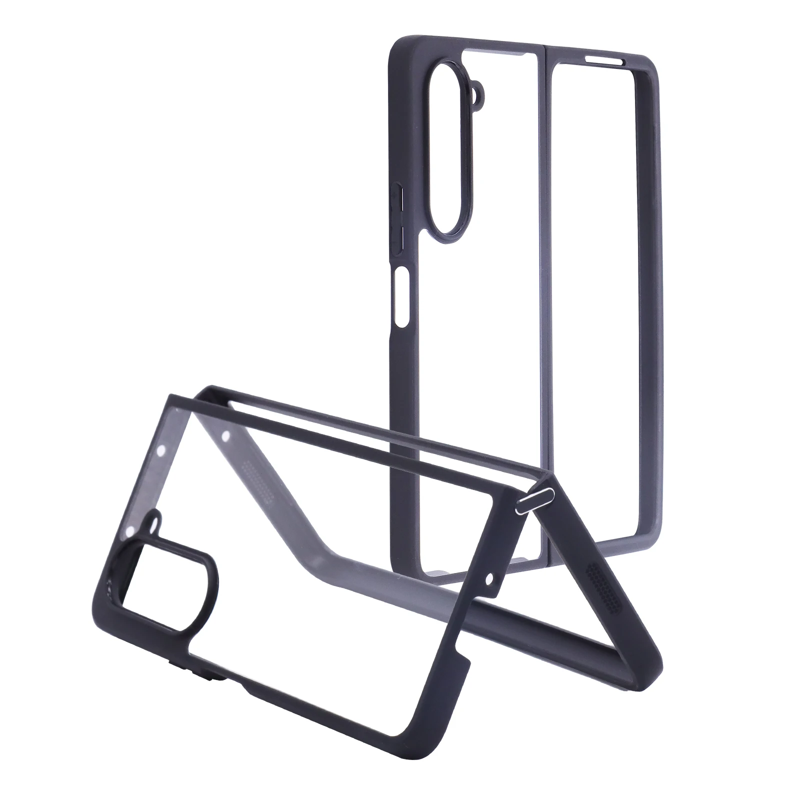 High Transmittance Pc+ Solid Black Tpu 2in1 With Air Bag Antidrop