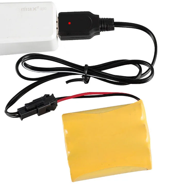 YACSEJAO Lot De 2 Câbles De Charge USB 7,4 V Avec Connecteur SM-4P Pour Batterie LiPo RC Modèle