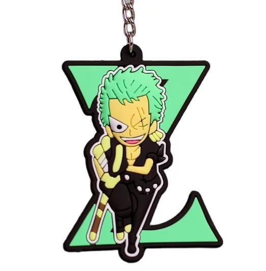 Anime Rubber Keychain Anime Soft 3D Silicone Keychain Wholesale
