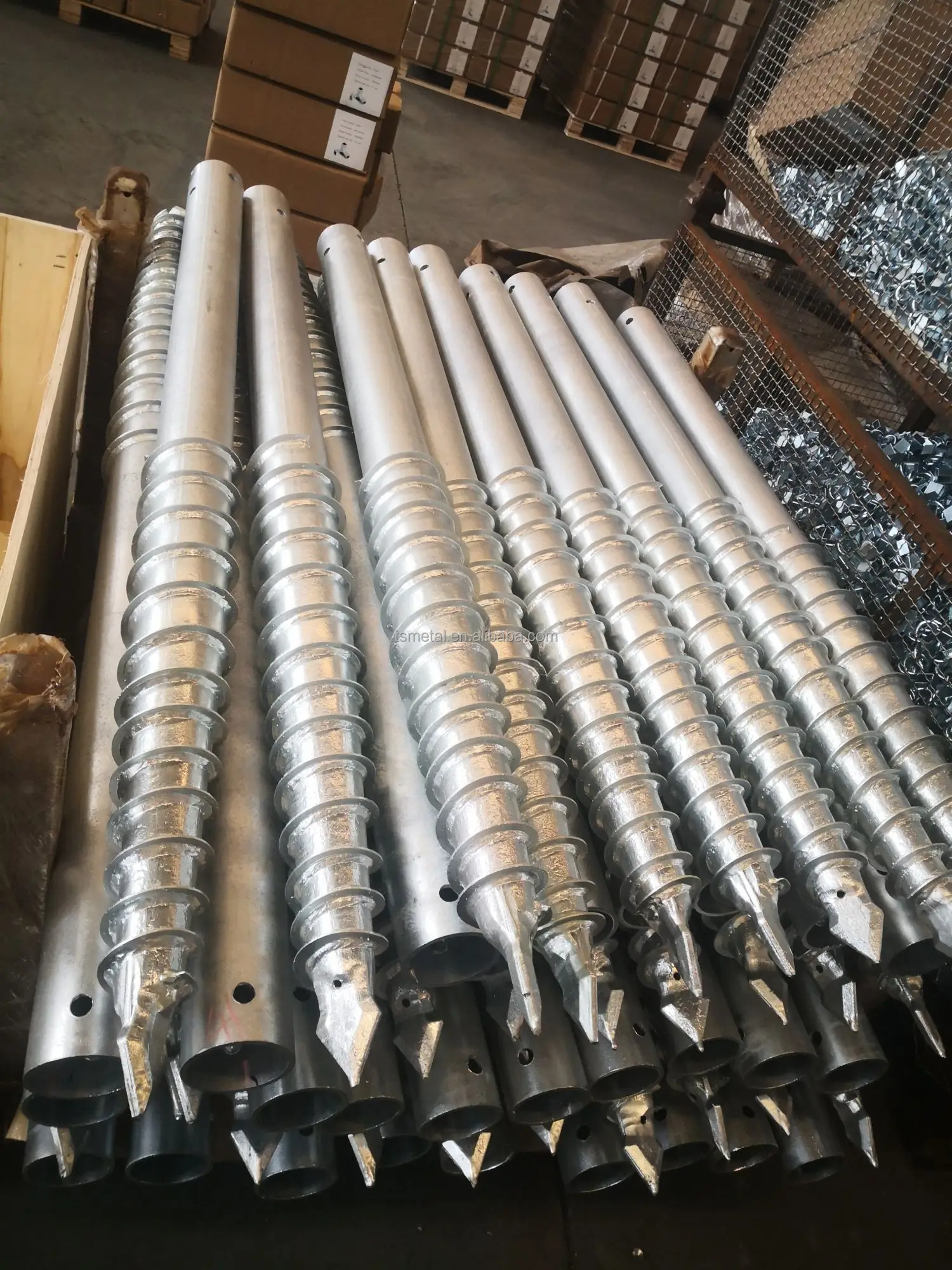 Galvanized Steel Grounding Screw Helical Pile| Alibaba.com