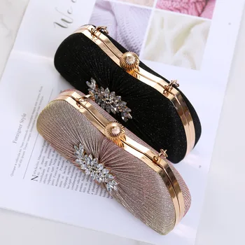 Luxury Glitter Clutch Bags Perfect for Wedding Parties