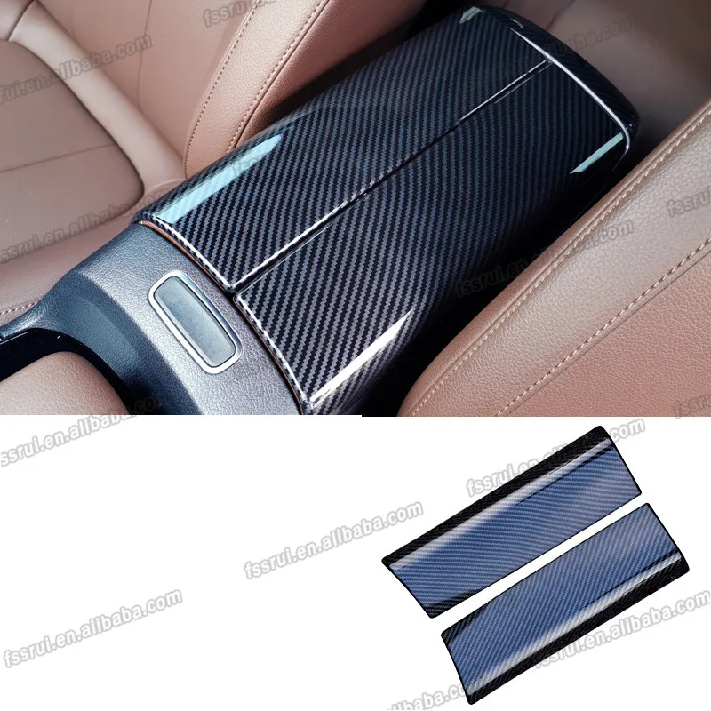Carbon Fiber Car Interior Accessories For Mercedes Benz Glb Gla 180 200 H247 X247 Gear Panel