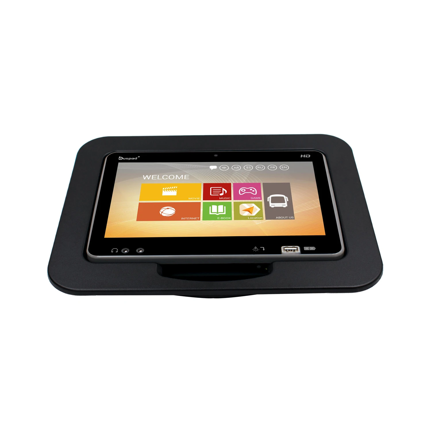 10" VOD Infotainment System with Wifi/Bluetooth/Touchscreen for Bus/Coach/Train