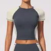 gray short sleeves