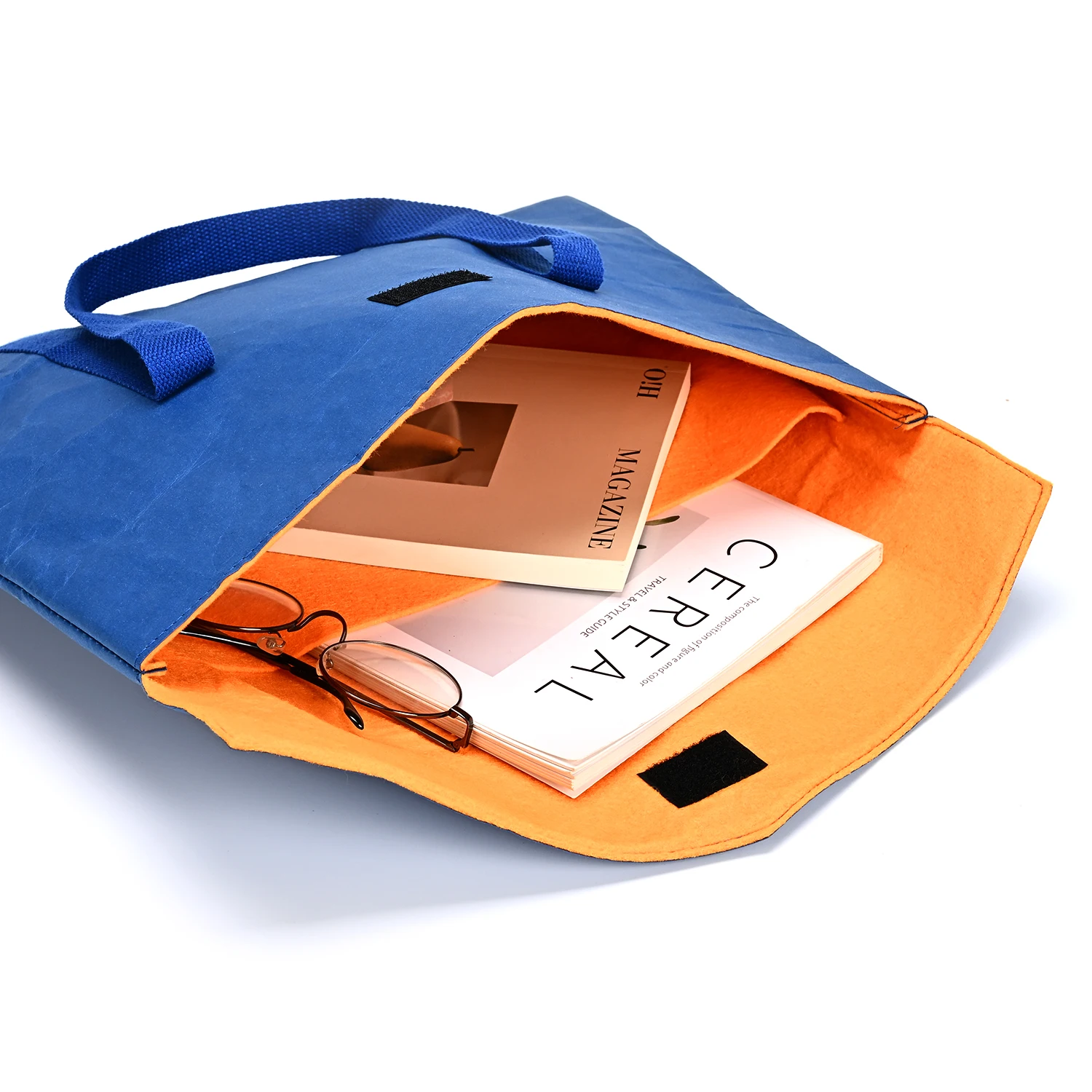 Custom Eco-Friendly Waterproof Laptop Bag Washable Kraft Paper Casual & Reusable-Made From Tyvek Dupont details