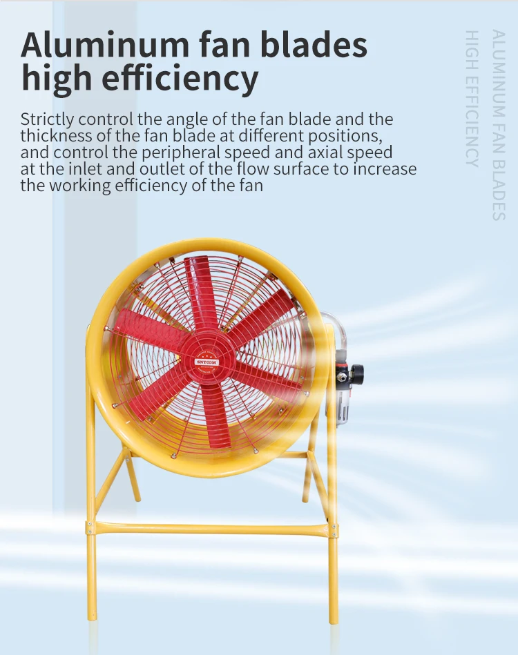 Explosionproof Portable Industrial Circulating Fan Blower Pneumatic