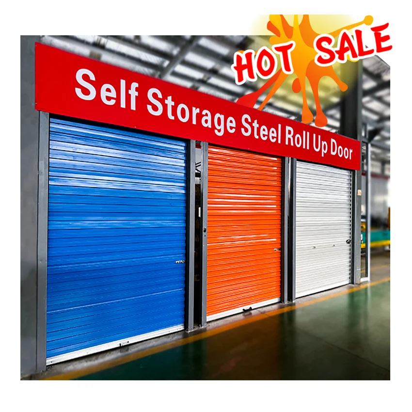 High Quality Automatic Rolling up steel Garage Door Industrial and Residential Use roll up door