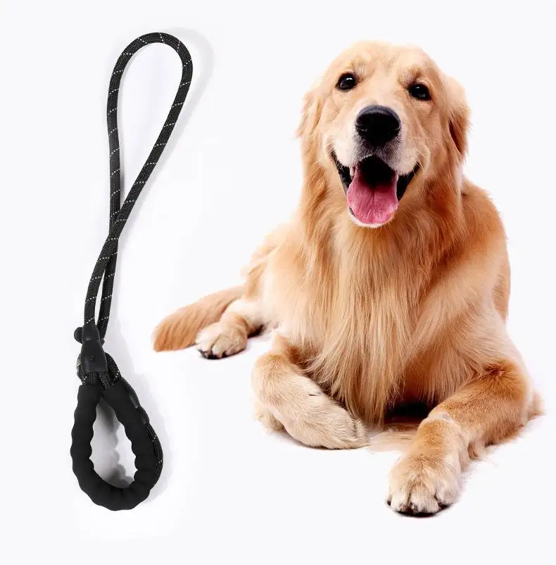Wholesale Reflective Retractive Nylon Dog Training Lead Leash Anti