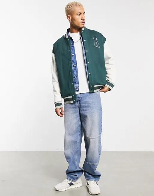 oversized baseball jacket