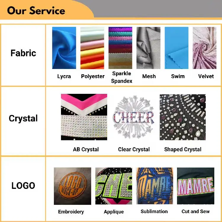 Free Polyester and Spandex Youth Cheerleading Dress for Girls Dance Cheer Events Performance Team Wear