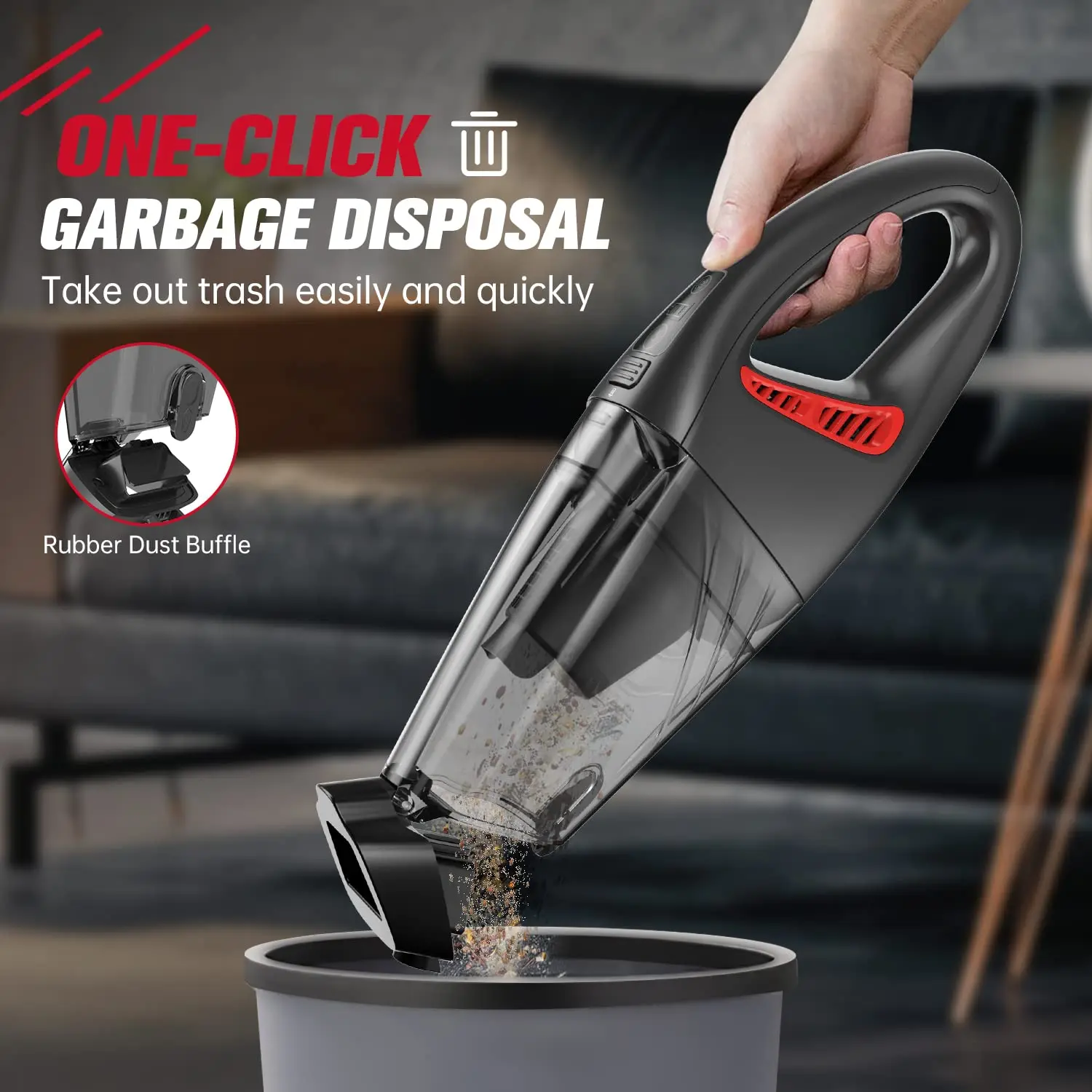 Portable Vacuum Cleaner For Car,Vacuums Car Vacuum Cleaner With 2200mah