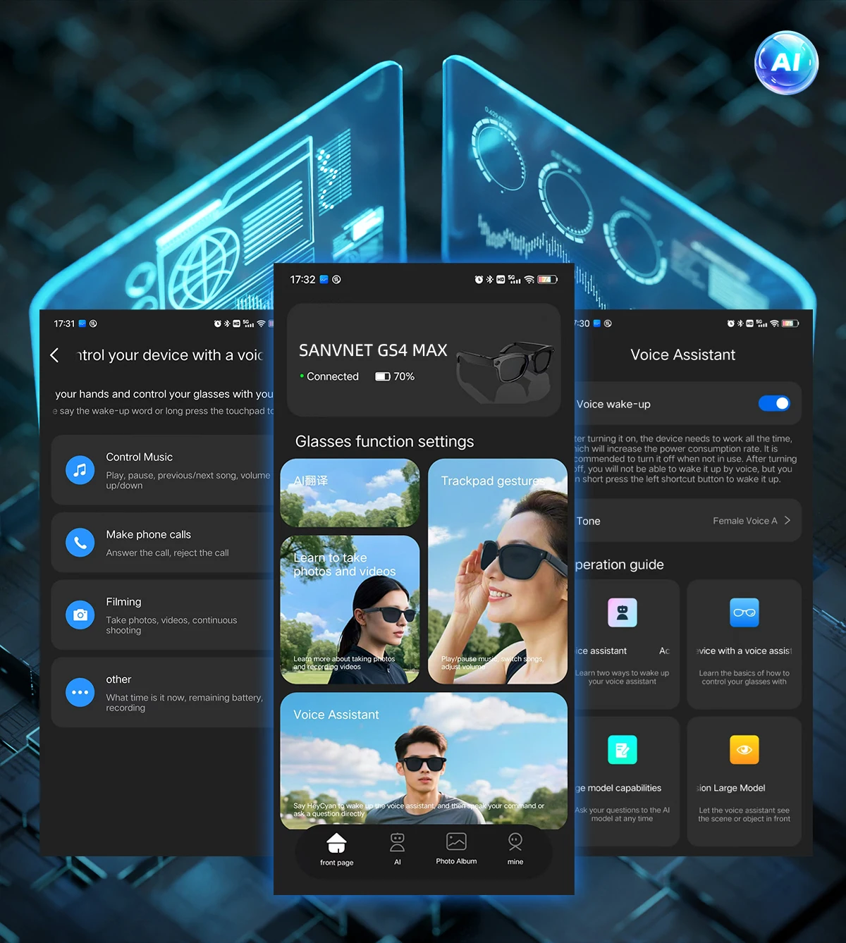 If you are searching for a supplier of a product with perfect quality control and highly competitive prices, which gives you an advantage in expanding your local market, then contact us now!  Competitive suppliers of  2025 GS4 Max AI Smart Video Glasses with 8MP Camera Wi-Fi Transfer Outdoor Sunglasses Audio Record Translation Smart Glasses