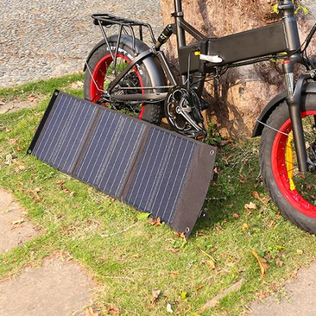 Гибкая солнечная панель Akkubici 60 Вт 18 В постоянного тока/USB/Type-C выход