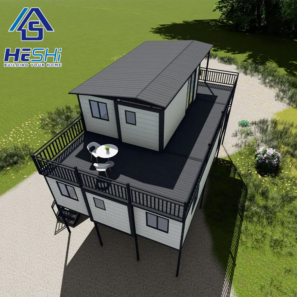 Custom Prefabricated 20Ft 40Ft Expandable Container House 2 3 4 5 ...