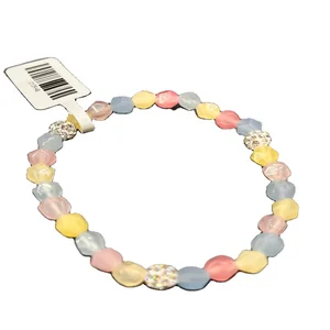 Natural Colorful Crystal Fine Beaded Bracelets with Pearl for Gift Occasions