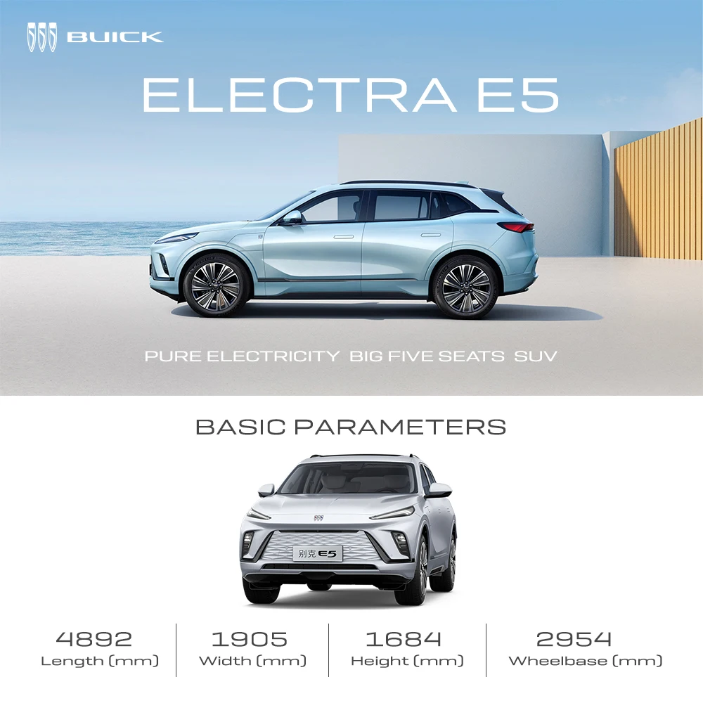 Electric Buick E5 Vehicle Pure SUV EV Car Long Range 620km