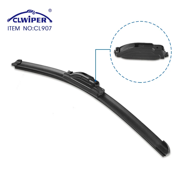 CLWIPER CL907 Auto Parts Multifunctional Soft Wiper Blade with 16 Adapters