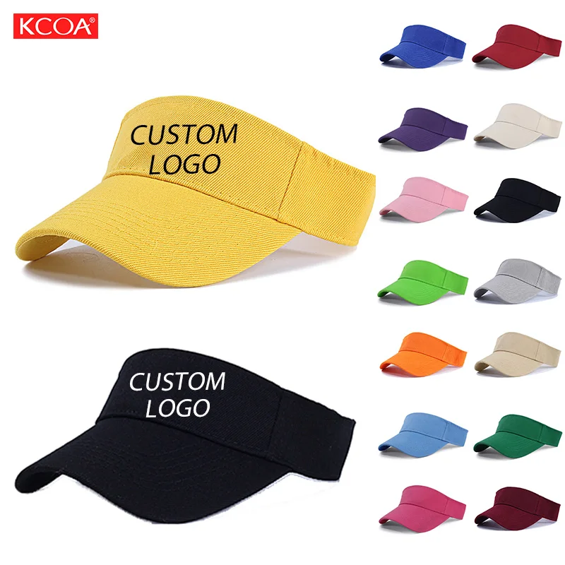 Running Cap Golf Visor Baseball Hat Sport Embroidery Sun Visor Cap