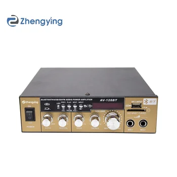 AV-128BT High-power Bt home 220V karaoke professional HiFi home audio and video lossless car amplifier