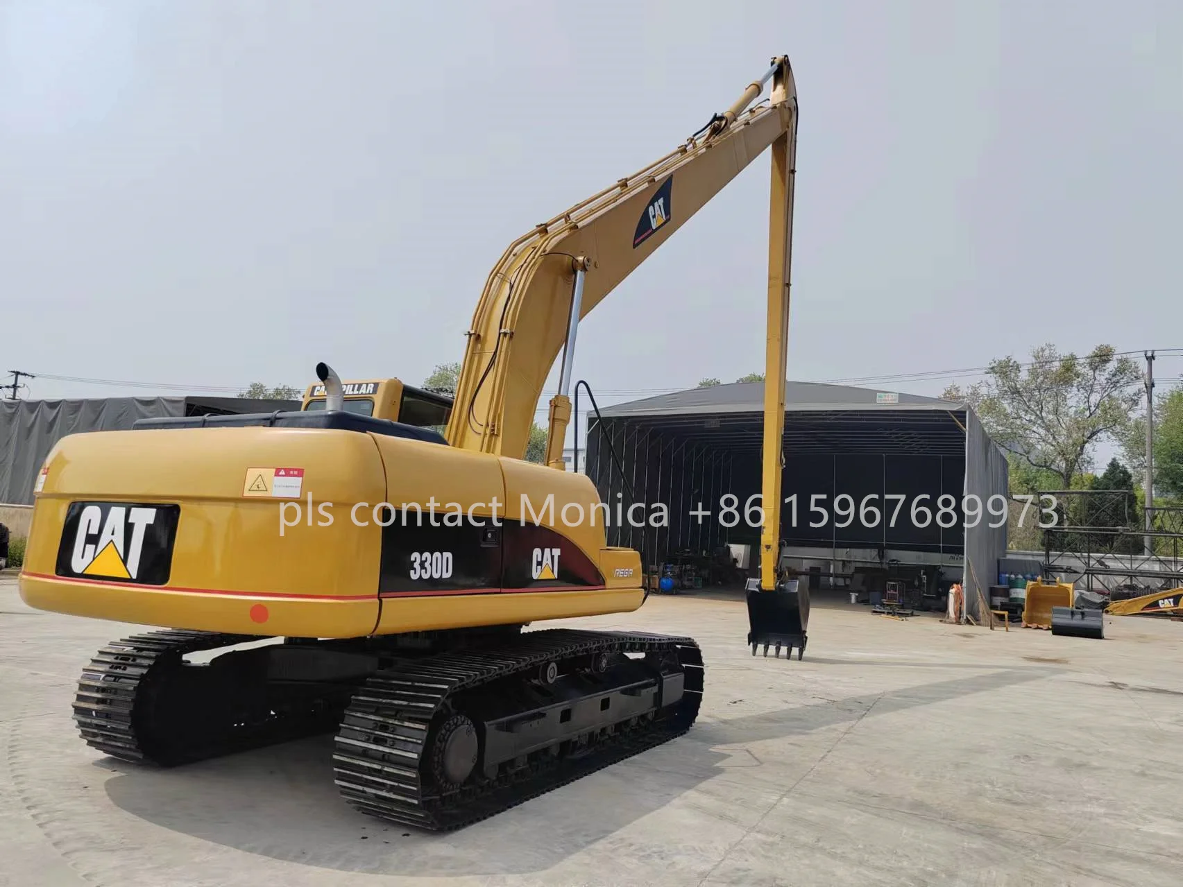 Excavator Extension Arm Quick Extension Stick Long Reach Boom for Excavator 330D