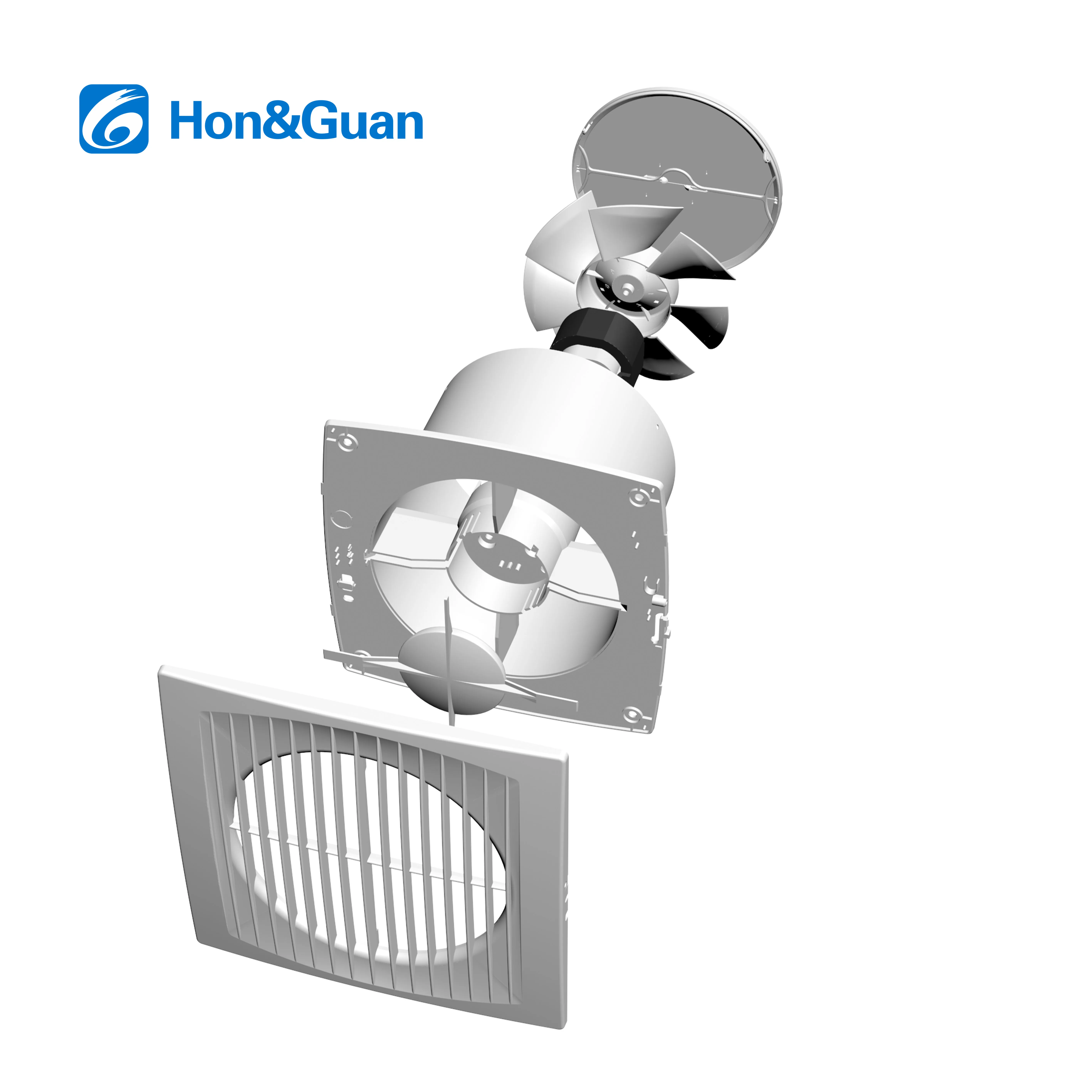 Mounted Wall Exhaust Fan, 4''6'', Ceiling - detail 22