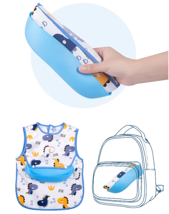 baby Detachable Bibs Anti-dirty waterproof factory