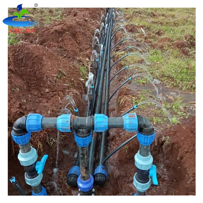 Drip Irrigation Systems Water Hose Elbow Connector Coupling Plastic Hdpe Pipe Fittings