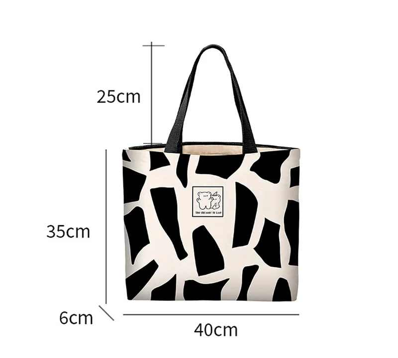 Good Quality Multicolored Ecofriendly Reusable Washable Cotton Bag Canvas Tote Shopping Bags