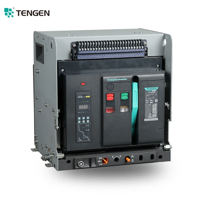 Tengen Industrial 4P 200amp 500a 800a 1200 amp 1250 amp 1600a 3000a 3200 amp air circuit breaker ACB